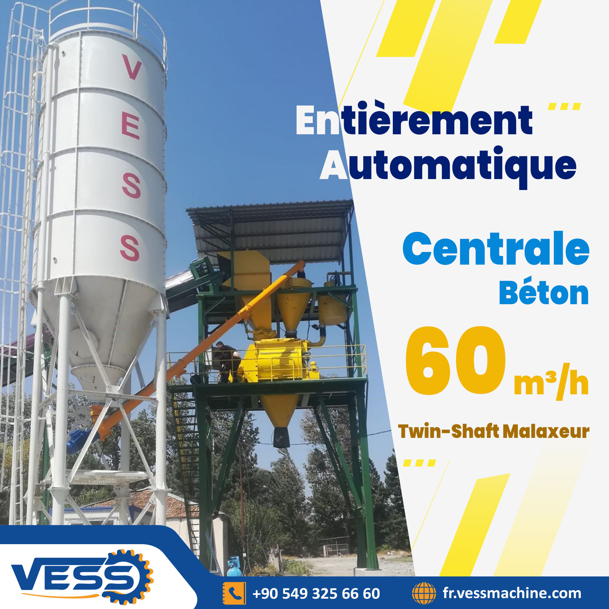 Centrale a béton VESS 60m3
