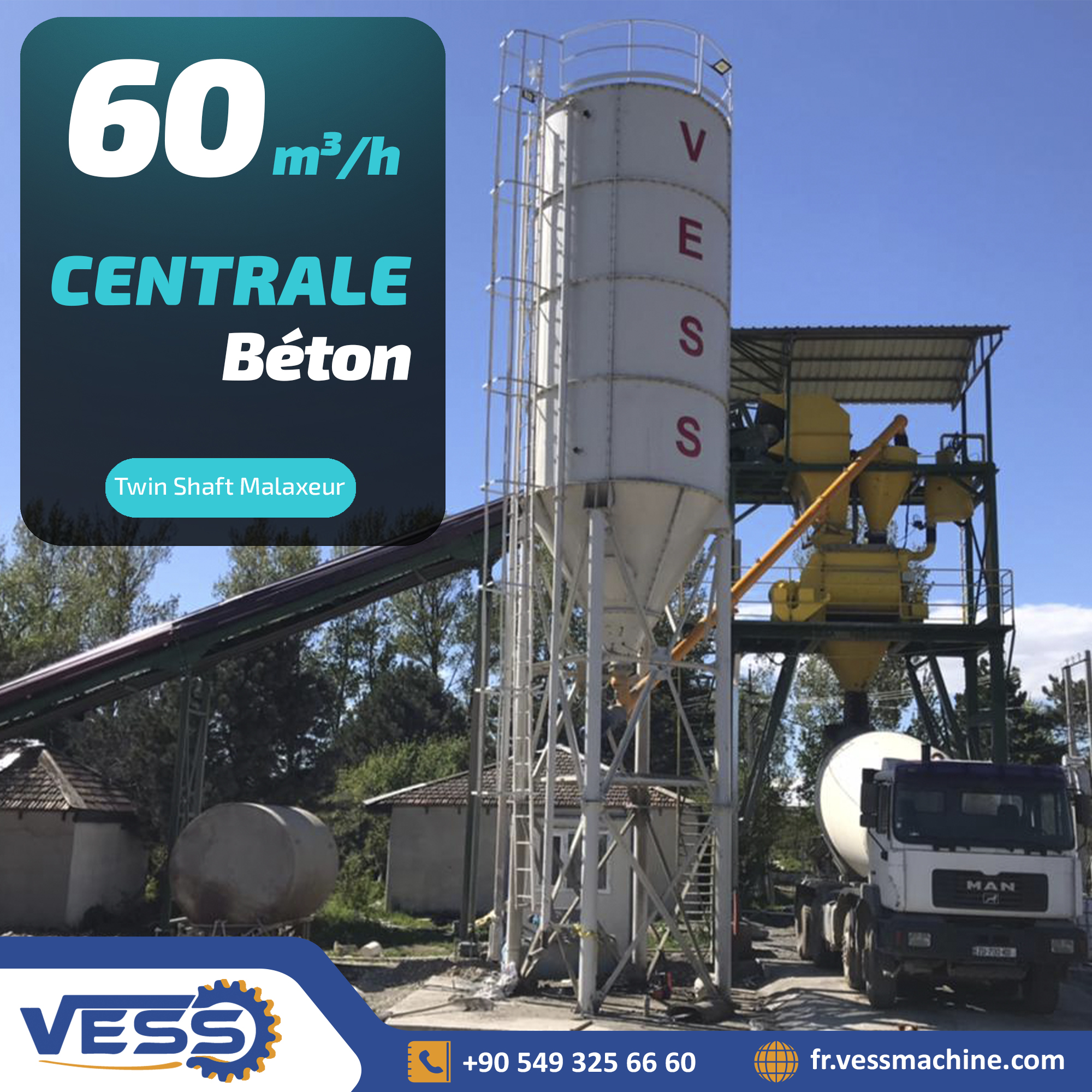 Centrale a beton 60m3