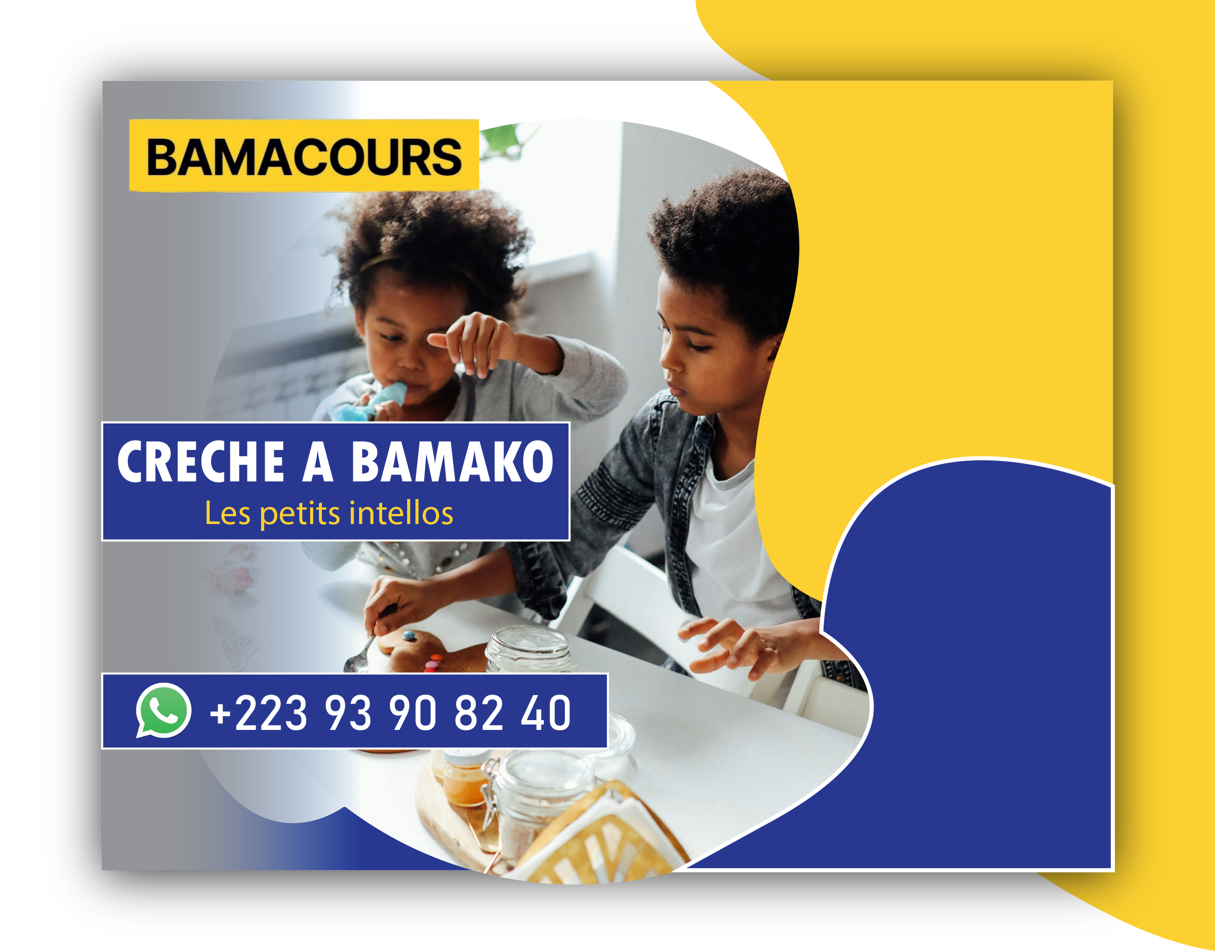 Crèche à Bamako: Les petits intellos