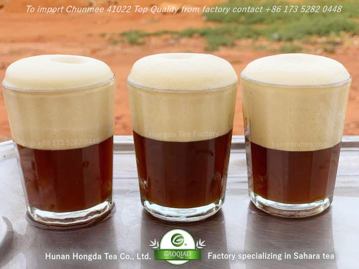 Top Chunmee 41022-5A ( Usine Hongda Tea) pour Mali