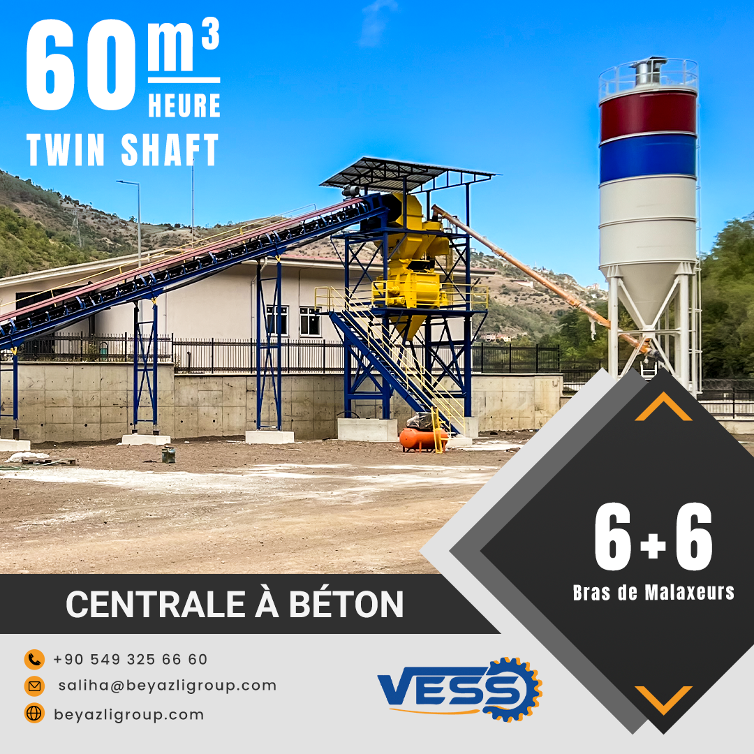 Centrale a beton VESS 60m3