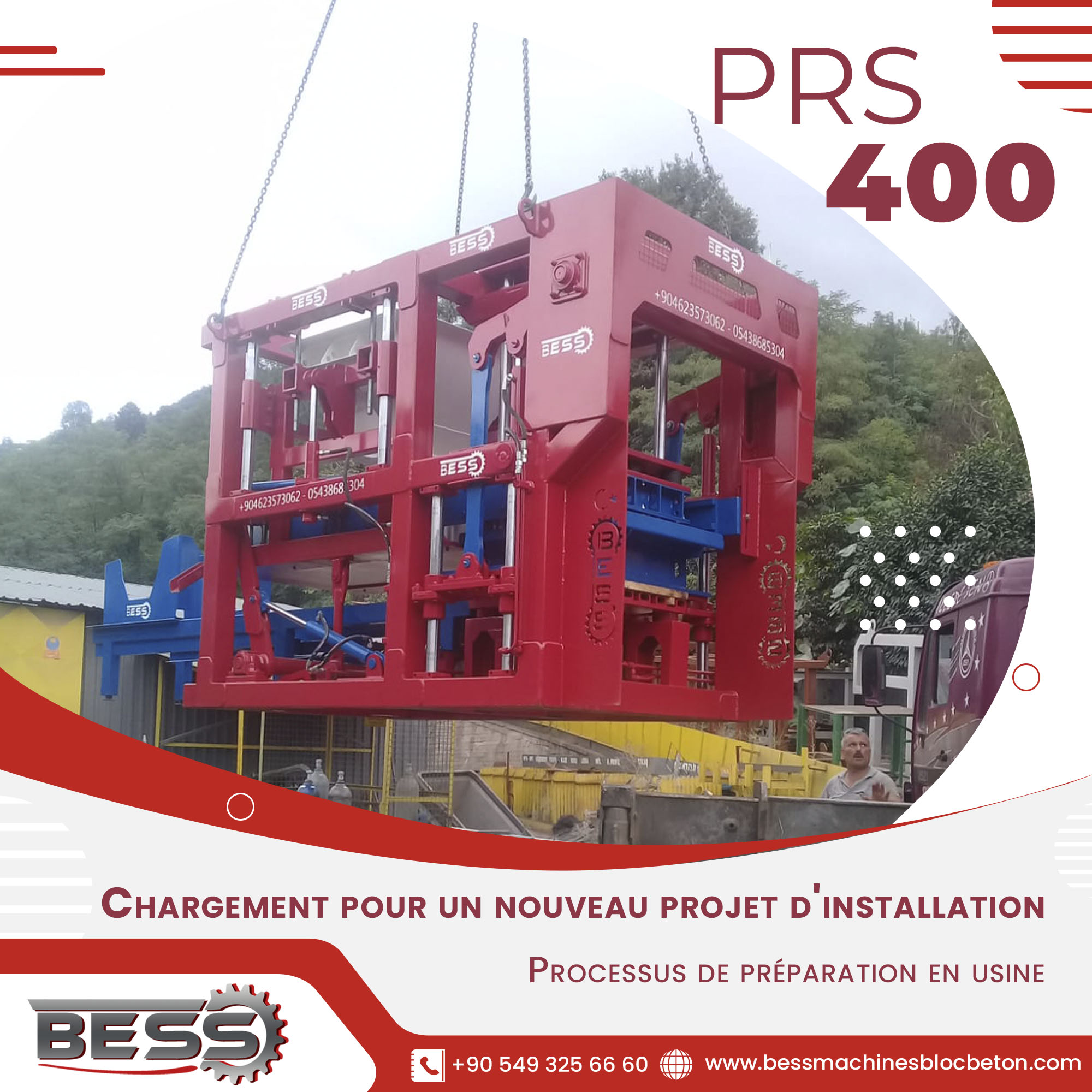 Machine a parpaing PRS 400